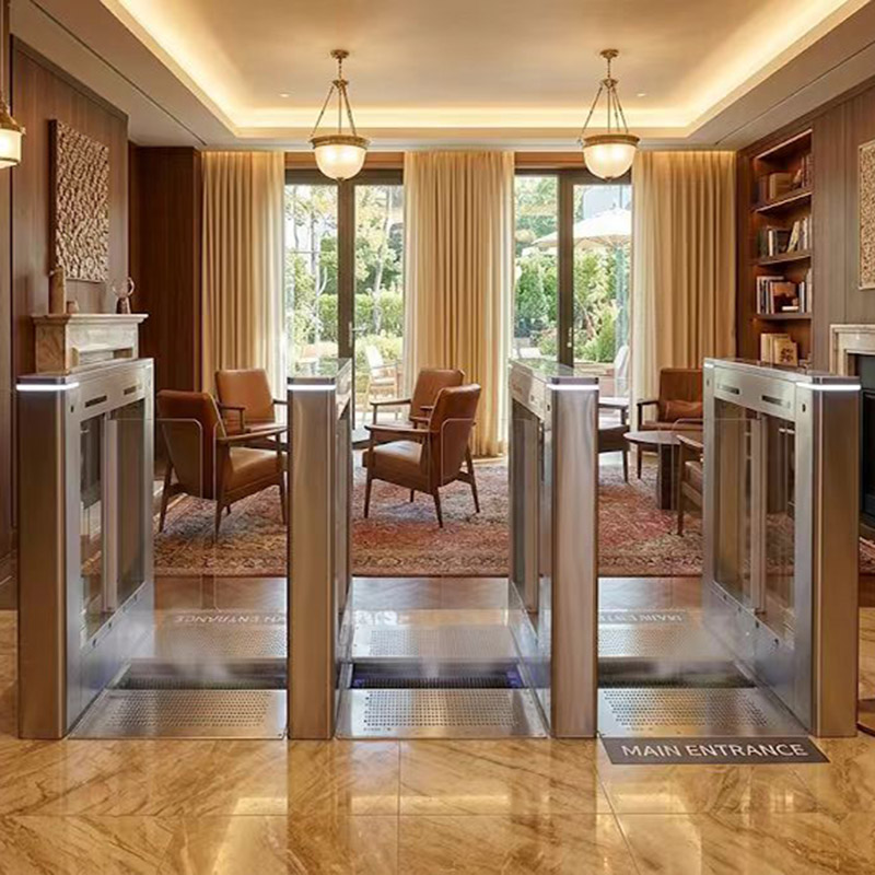 VIP reception hall refined minimalist stainless gate