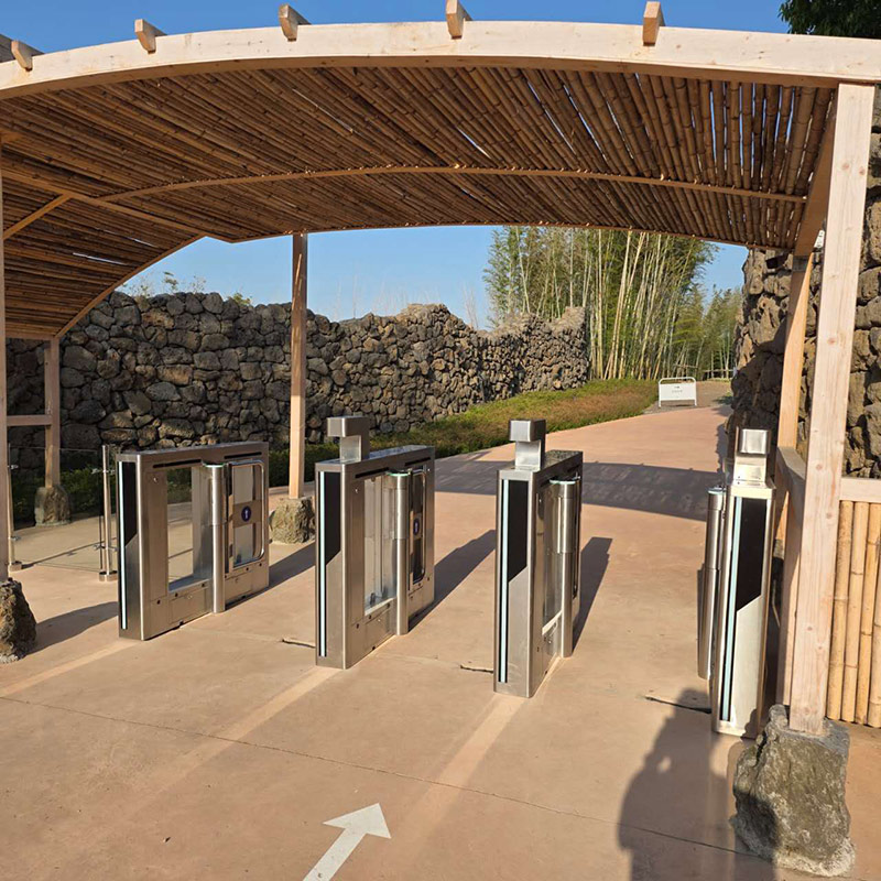 Waterproof turnstiles gate for suburban site